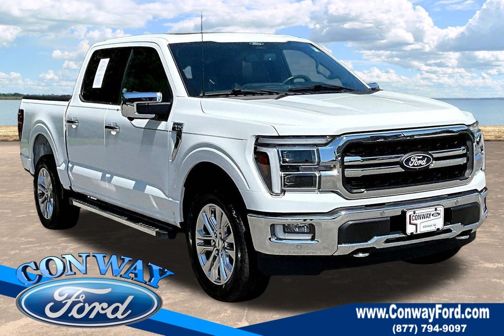Oxford White 2024 Ford F-150 Pickup Truck Four-Wheel Drive Automatic