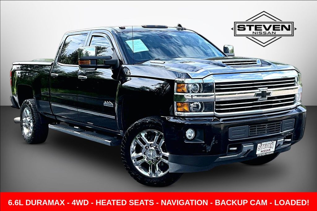 Black 2017 Chevrolet Silverado 2500HD Pickup Truck Four-Wheel Drive 6-Speed Automatic