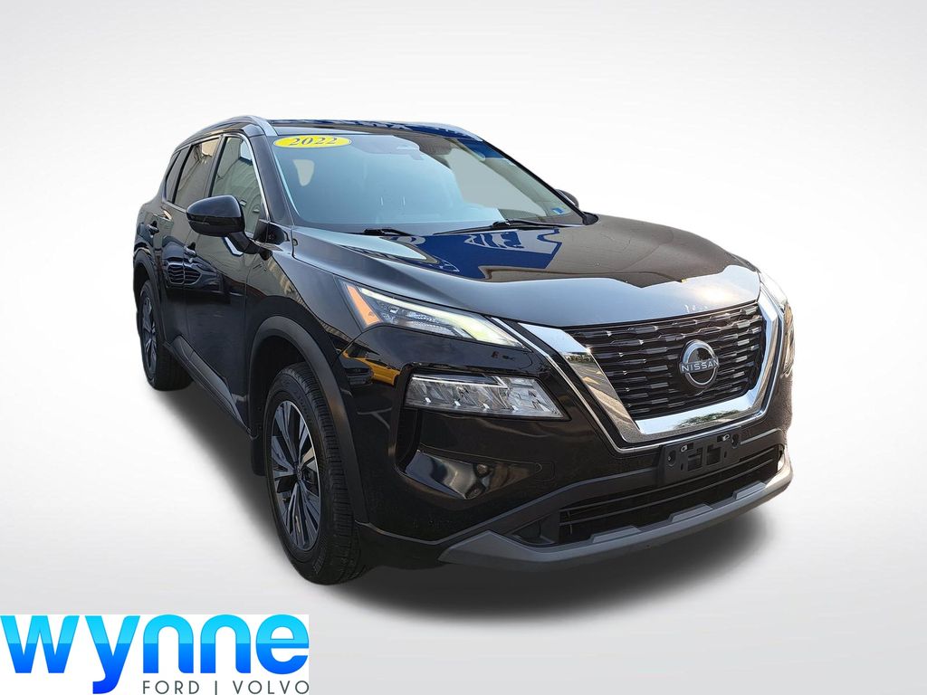 Super Black 2022 Nissan Rogue SUV / Crossover All-Wheel Drive Continuously Variable Transmission