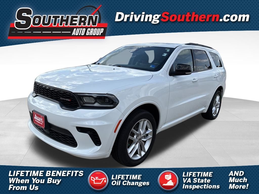 White Knuckle Clearcoat 2024 Dodge Durango GT Plus AWD SUV / Crossover All-Wheel Drive 8-Speed Automatic