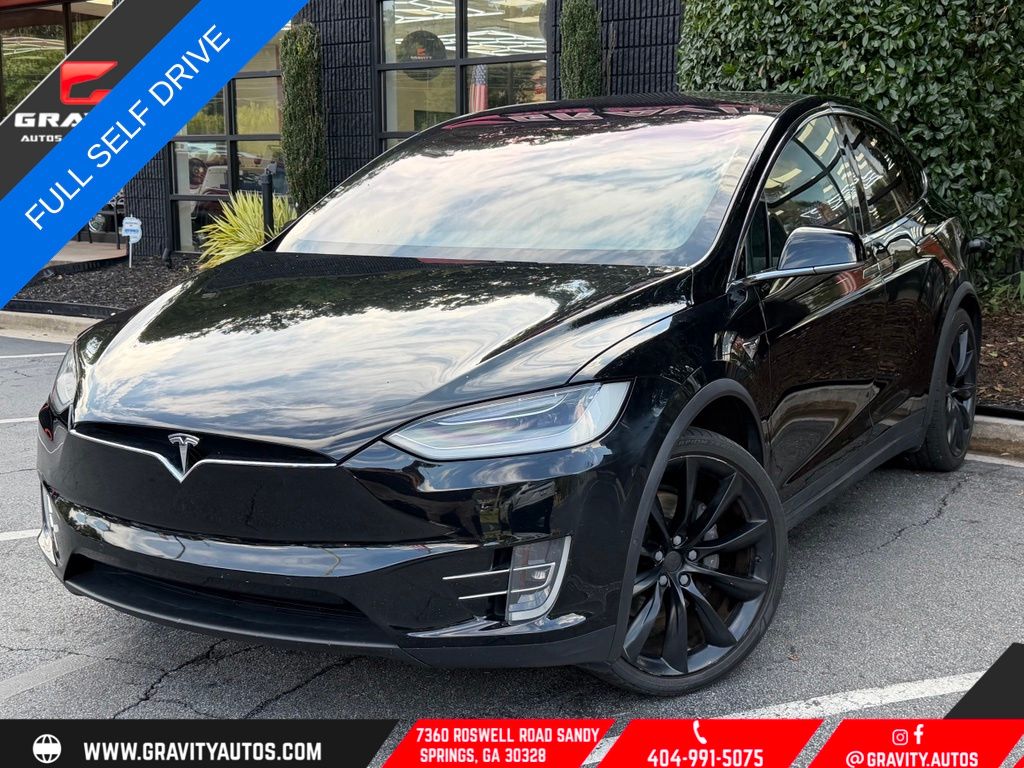 Black 2020 Tesla Model X SUV / Crossover All-Wheel Drive 1-Speed Automatic