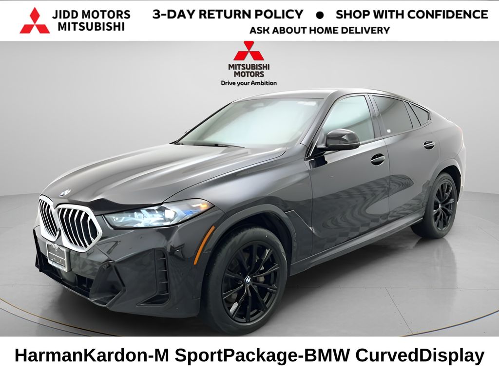 Black Sapphire Metallic 2025 BMW X6 xDrive40i AWD SUV / Crossover All-Wheel Drive 8-Speed Automatic
