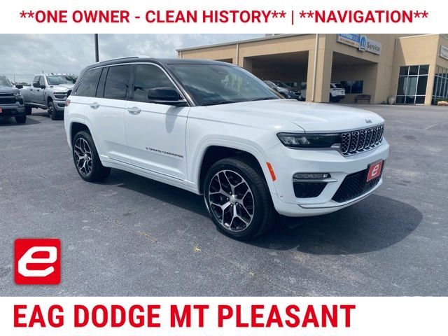 Bright White Clearcoat 2023 Jeep Grand Cherokee SUV / Crossover Four-Wheel Drive 8-Speed Automatic