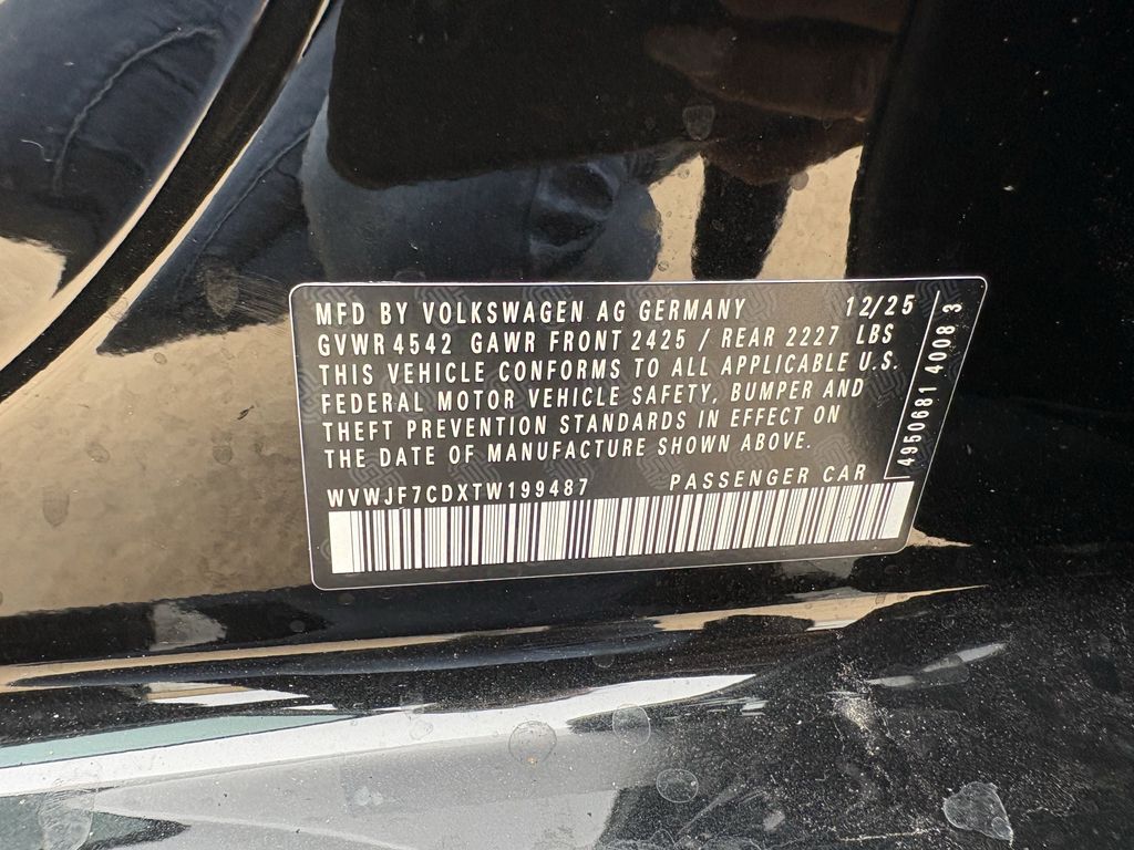 New 2026 Mythos Black Volkswagen 2.0T image 30