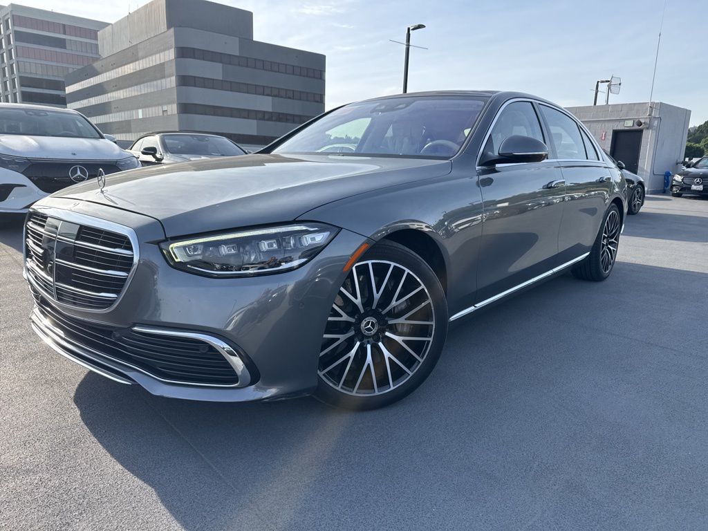 Selenite Gray Metallic 2022 Mercedes-Benz S-Class S 500 4MATIC AWD Sedan All-Wheel Drive 9-Speed Automatic