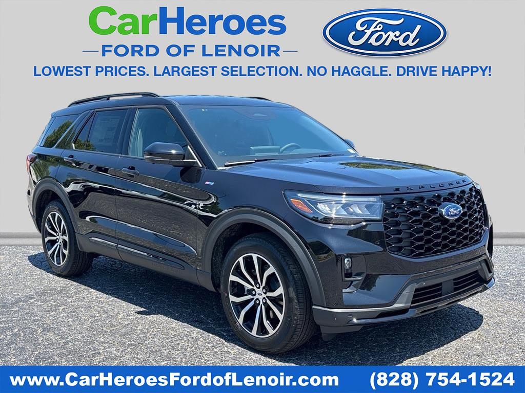 Agate Black Metallic 2026 Ford Explorer SUV / Crossover All-Wheel Drive Automatic