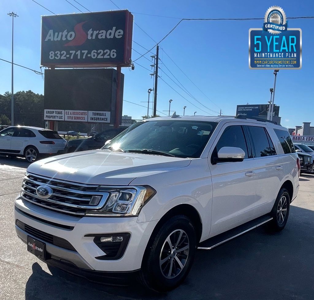 2019 Ford Expedition XLT White at Wharton Ford