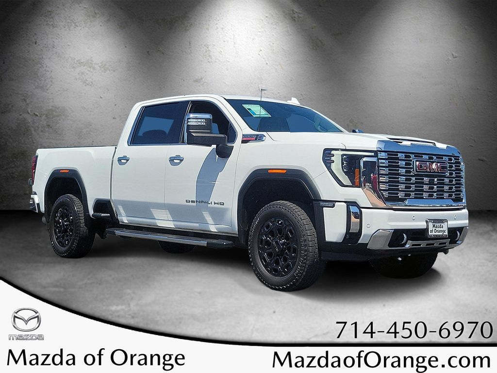 Summit White 2024 GMC Sierra 3500HD Pickup Truck Four-Wheel Drive Automatic