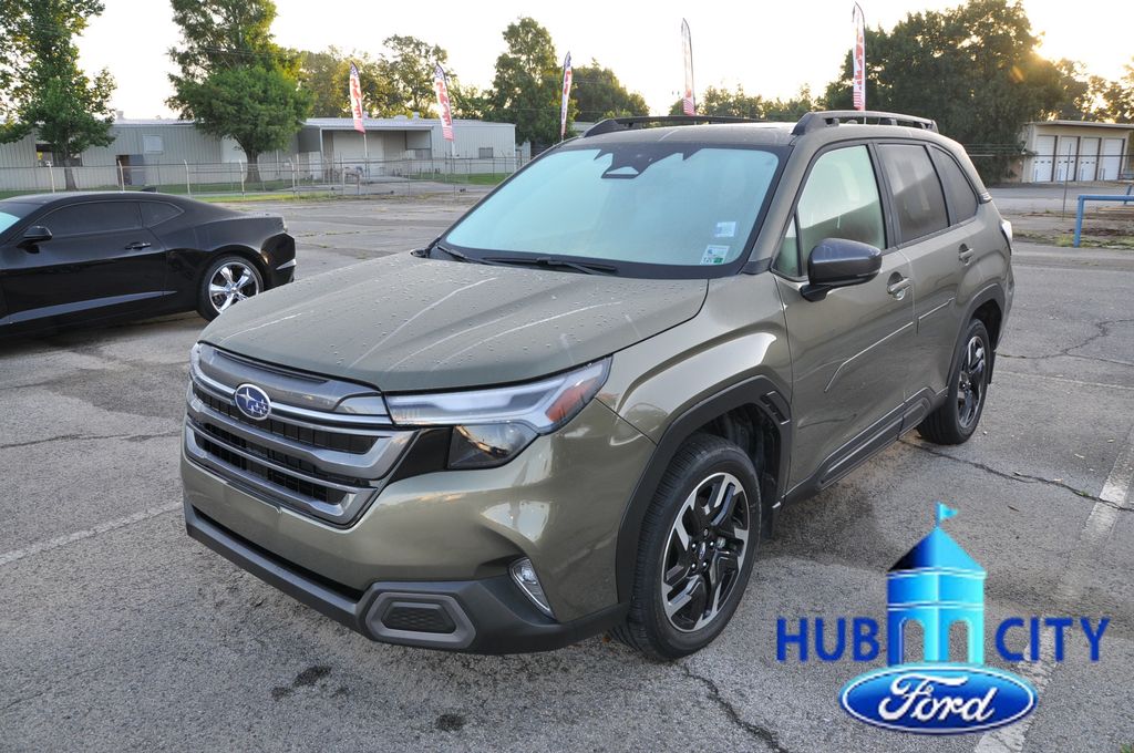 Green Metallic 2025 Subaru Forester SUV / Crossover All-Wheel Drive Continuously Variable Transmission