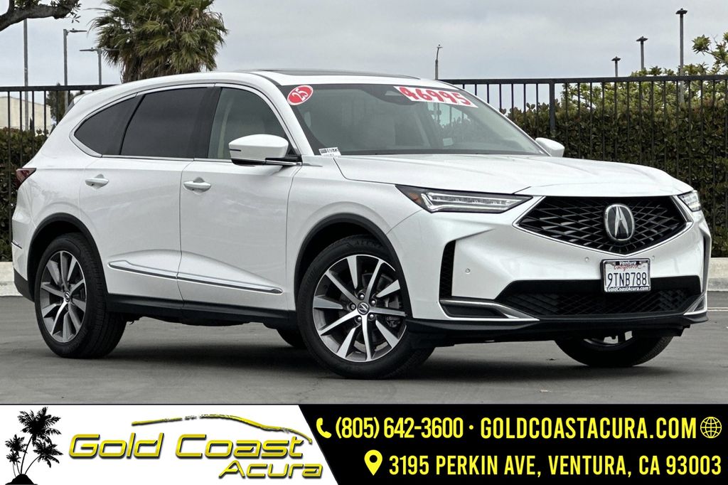 Platinum White 2025 Acura MDX SUV / Crossover All-Wheel Drive Automatic