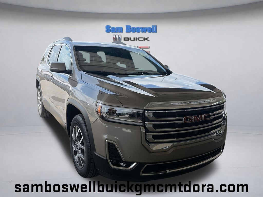 Light Stone Metallic 2023 GMC Acadia SUV / Crossover Front-Wheel Drive 9-Speed Automatic