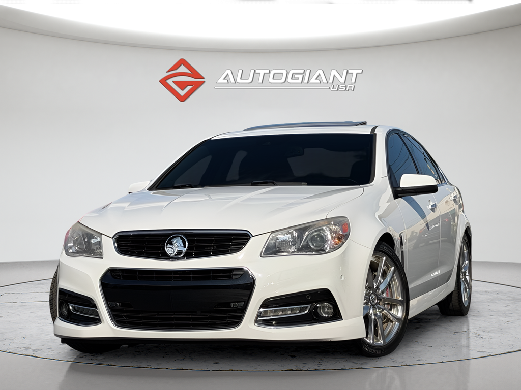 Heron White 2015 Chevrolet SS Sedan Rear-Wheel Drive 6-Speed Automatic