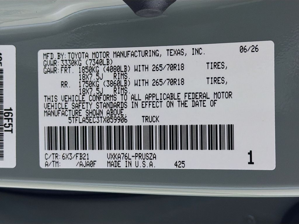 New 2026 Toyota Tundra Truck