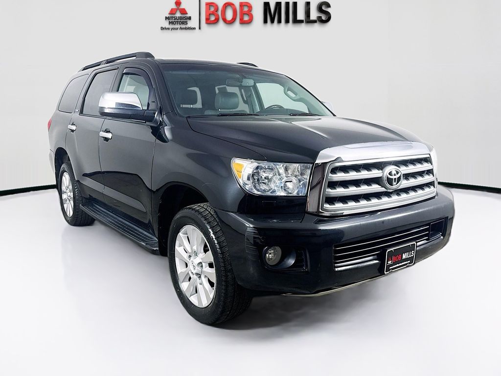 Black 2016 Toyota Sequoia Platinum 4WD SUV / Crossover Four-Wheel Drive 6-Speed Automatic
