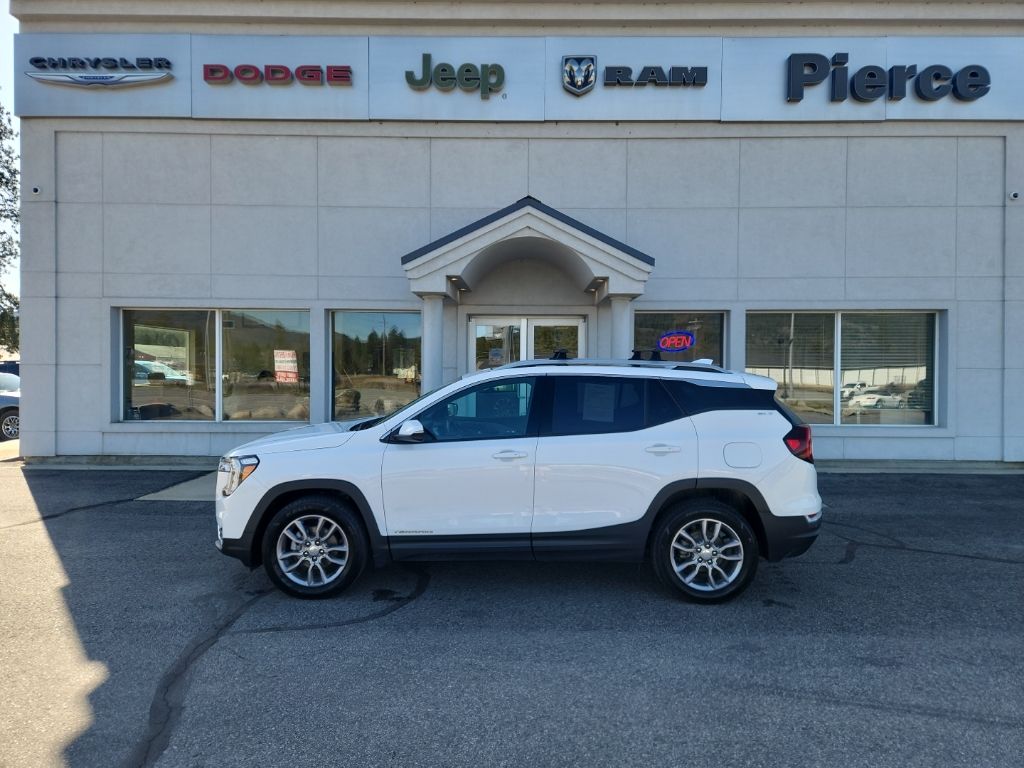 Summit White 2022 GMC Terrain SLT AWD SUV / Crossover All-Wheel Drive 9-Speed Automatic