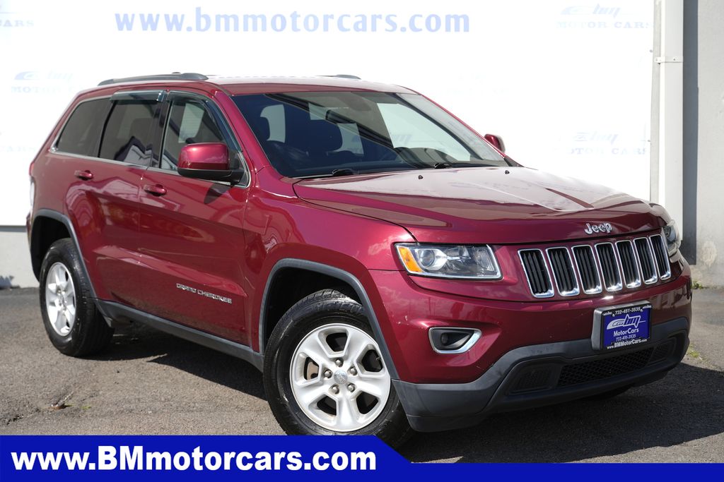 Deep Cherry Red Crystal Pearlcoat 2015 Jeep Grand Cherokee SUV / Crossover Four-Wheel Drive 8-Speed Automatic