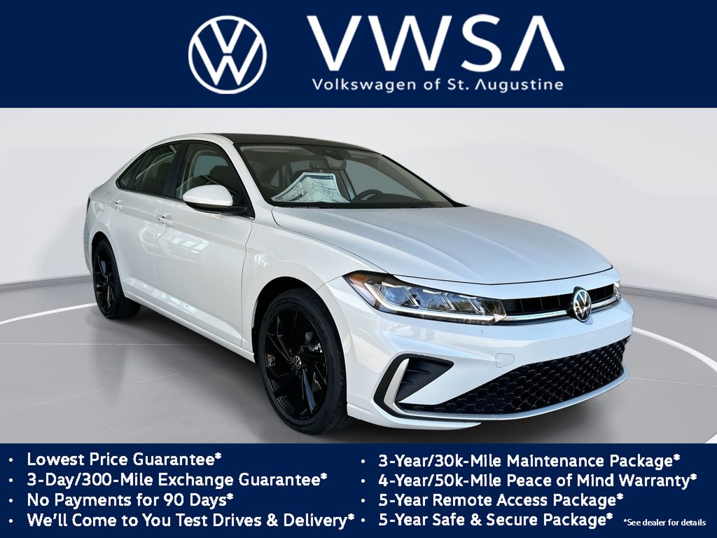 Opal White Pearl 2026 Volkswagen Jetta Sedan Front-Wheel Drive 8-Speed Automatic