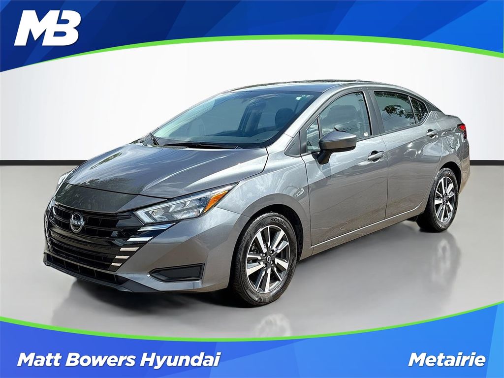 Gray (Gun Metallic) 2025 Nissan Versa SV FWD Sedan Front-Wheel Drive Continuously Variable Transmission