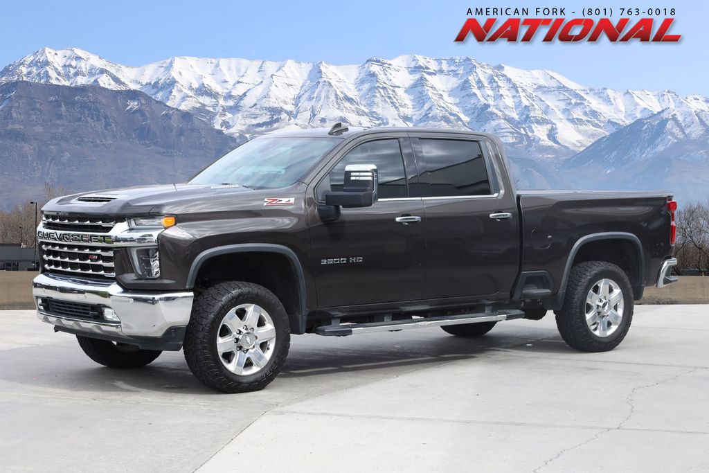 Brown Metallic 2020 Chevrolet Silverado 3500HD Pickup Truck Four-Wheel Drive Automatic
