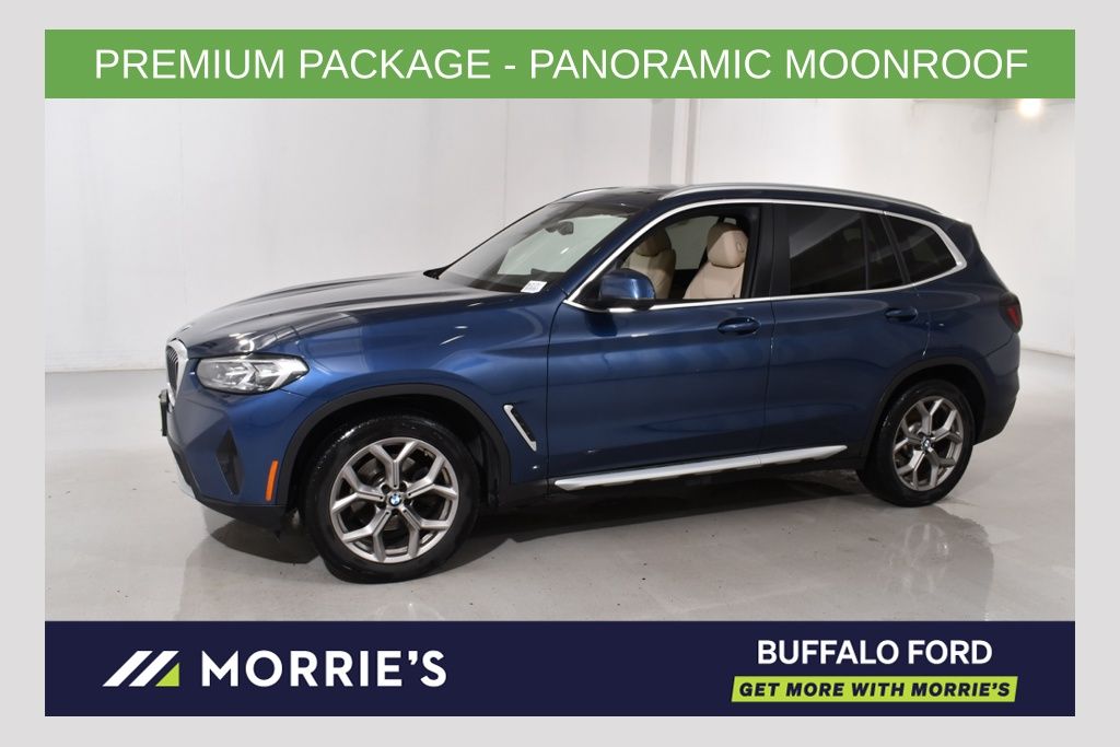 Phytonic Blue Metallic 2022 BMW X3 SUV / Crossover All-Wheel Drive 8-Speed Automatic