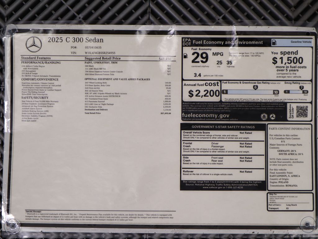 Thumbnail: 2025 Mercedes-Benz C-Class - 9