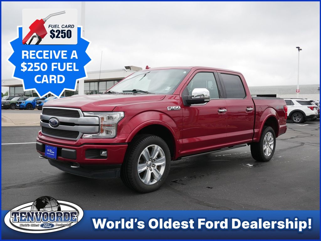 Ruby Red Metallic 2019 Ford F-150 Pickup Truck Four-Wheel Drive Automatic