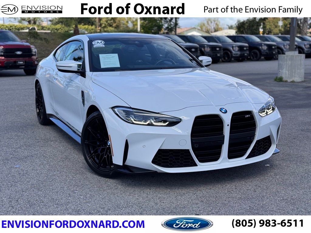 Alpine White 2024 BMW M4 Coupe RWD Coupe Rear-Wheel Drive 6-Speed Manual