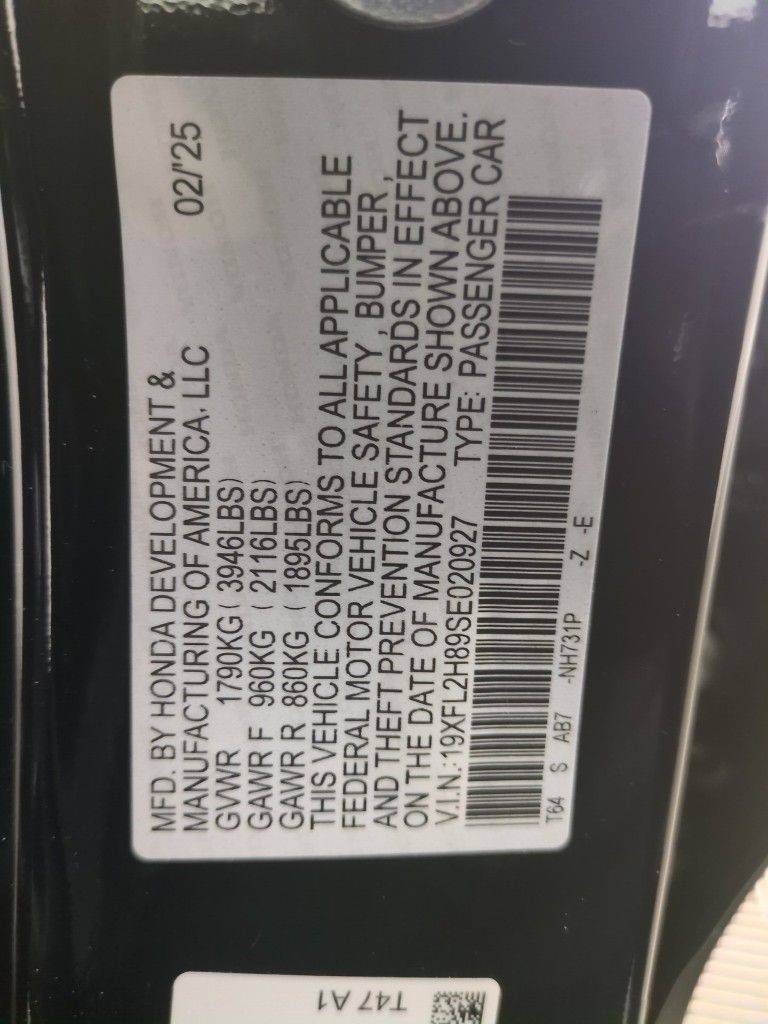 New 2025 Honda Civic For Sale in Fort Wayne, IN