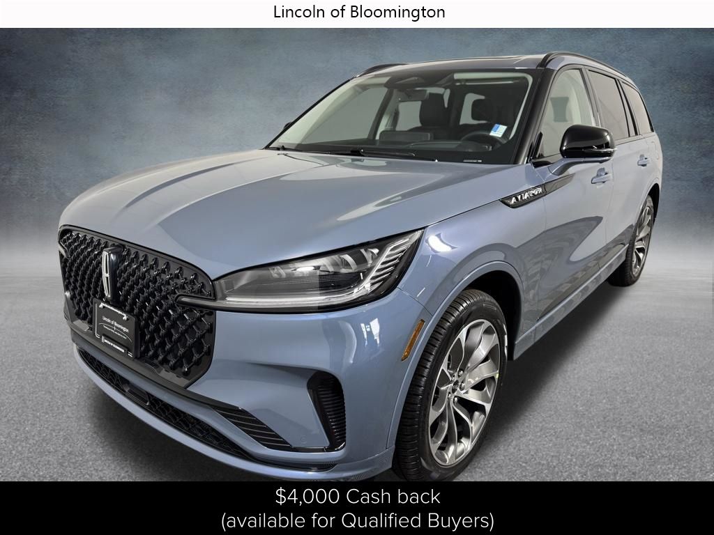 Whisper Blue Metallic Clearcoat 2026 Lincoln Aviator SUV / Crossover All-Wheel Drive Automatic
