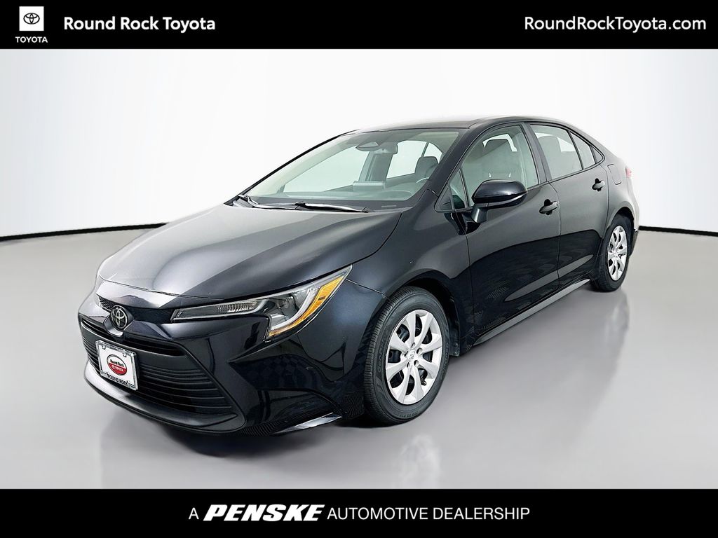 Midnight Black Metallic 2024 Toyota Corolla Sedan Front-Wheel Drive Continuously Variable Transmission
