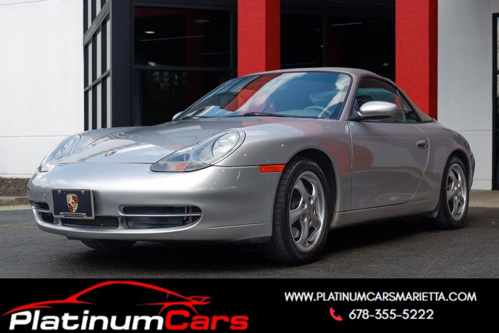 Silver 1999 Porsche 911 Carrera Cabriolet RWD Convertible Rear-Wheel Drive 6-Speed Manual