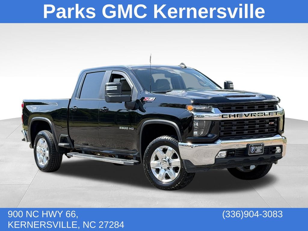 Black 2021 Chevrolet Silverado 2500HD Pickup Truck Four-Wheel Drive Automatic