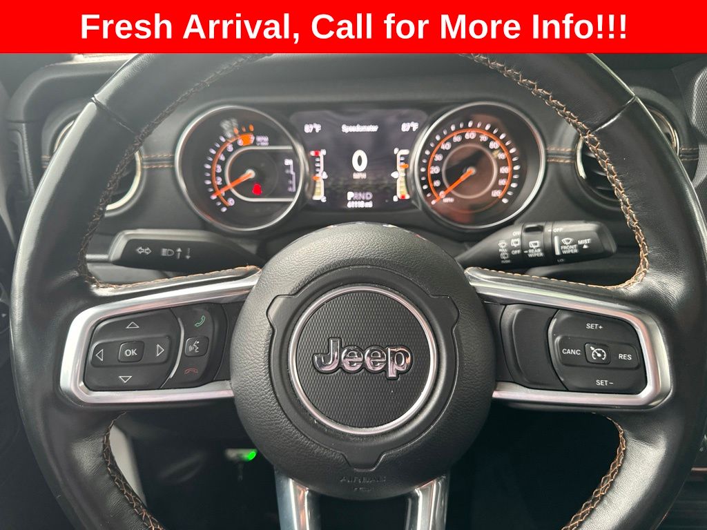 2022 Bright White Clearcoat Jeep Wrangler Unlimited Sahara High Altitude 4X4 SUV
