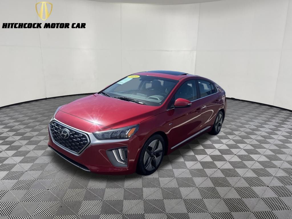 Scarlet Red Pearl 2020 Hyundai Ioniq Hybrid Hatchback Front-Wheel Drive 6-Speed Dual Clutch