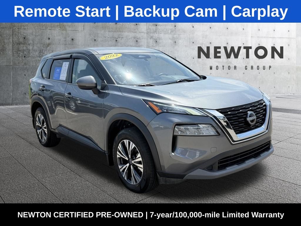 Gray (Gun Metallic) 2022 Nissan Rogue SUV / Crossover Front-Wheel Drive Continuously Variable Transmission