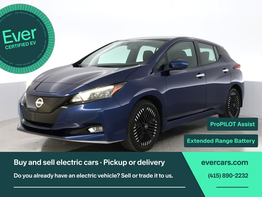 Deep Blue Pearl 2024 Nissan LEAF Hatchback Front-Wheel Drive Automatic