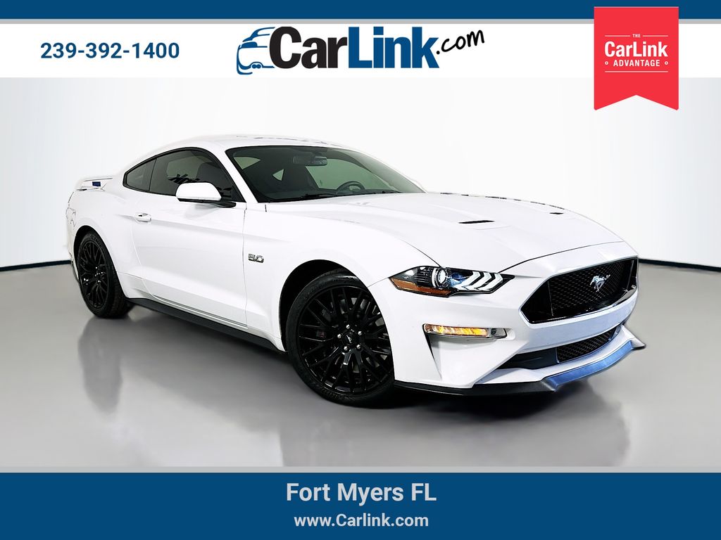 Oxford White 2019 Ford Mustang GT Coupe RWD Coupe Rear-Wheel Drive 6-Speed Manual