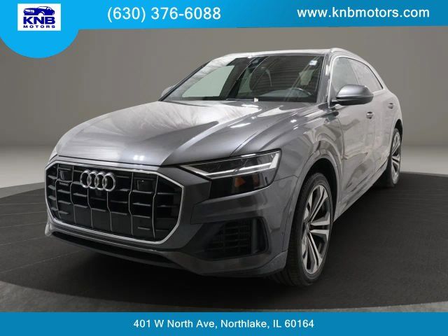 Gray 2019 Audi Q8 quattro Premium Plus 55 TFSI SUV / Crossover All-Wheel Drive 8-Speed Automatic