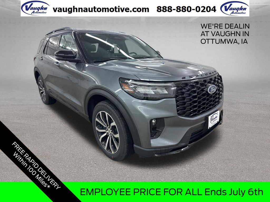 Gray Metallic 2026 Ford Explorer SUV / Crossover All-Wheel Drive Automatic