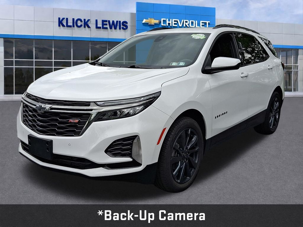 2023 Chevrolet Equinox RS White at John Sisson Motors