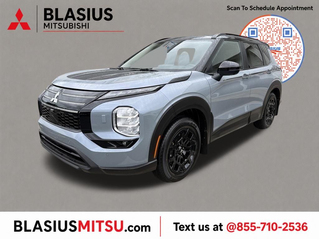 Moonstone Gray/Black Roof 2026 Mitsubishi Outlander SUV / Crossover All-Wheel Drive Continuously Variable Transmission