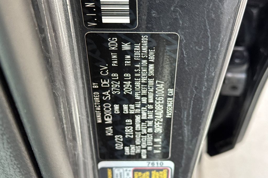 used 2023 Kia Forte car, priced at $18,947