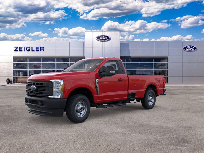 Race Red 2026 Ford F-250 Super Duty Pickup Truck Four-Wheel Drive Automatic