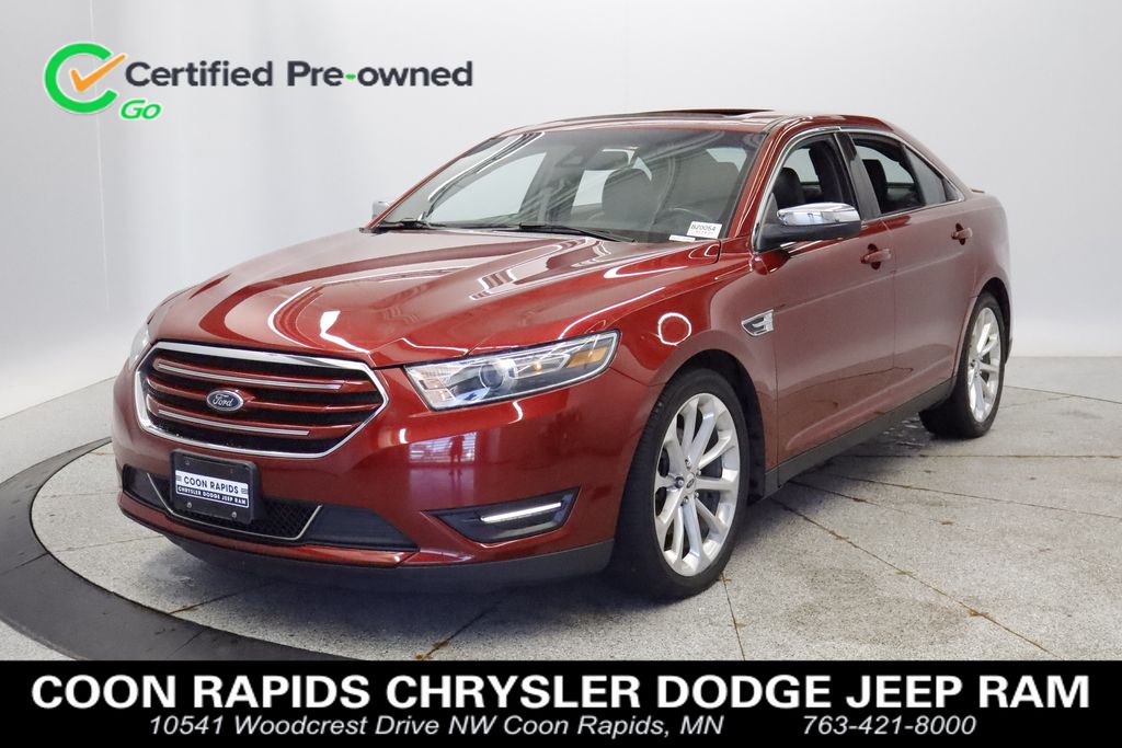 Ruby Red Metallic Tinted Clearcoat 2018 Ford Taurus Sedan All-Wheel Drive 6-Speed Automatic