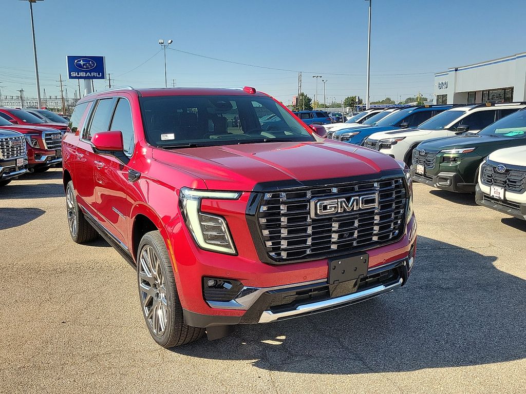 2026 GMC Yukon XL Denali Ultimate Red at Brown Buick GMC