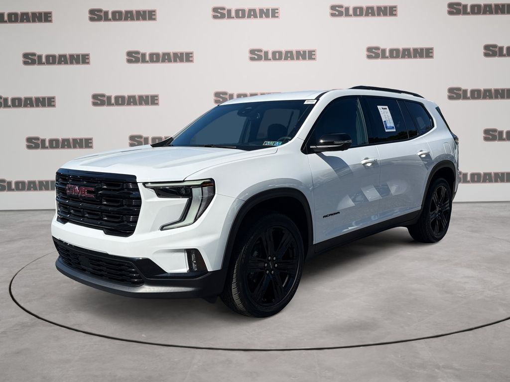 Summit White 2024 GMC Acadia SUV / Crossover Four-Wheel Drive 8-Speed Automatic
