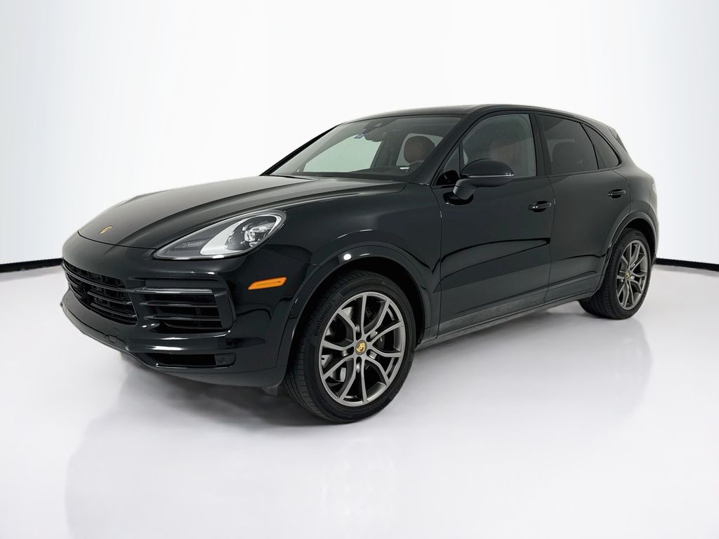 Chromite Black Metallic 2023 Porsche Cayenne SUV / Crossover  8-Speed Automatic