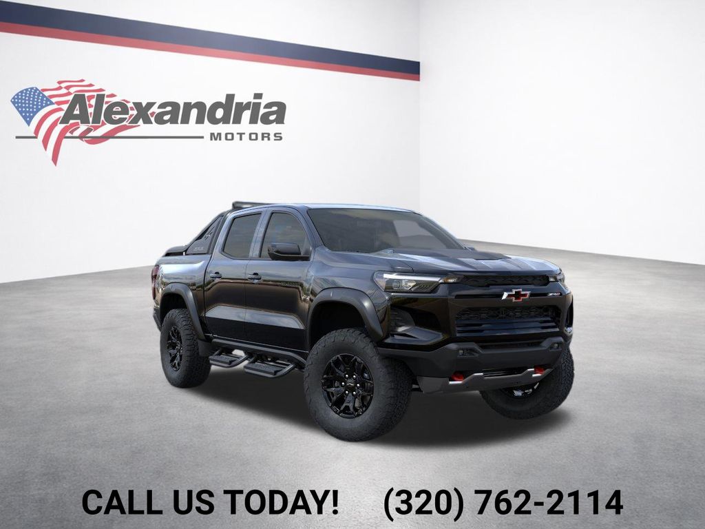 Black 2026 Chevrolet Colorado Pickup Truck Four-Wheel Drive 8-Speed Automatic
