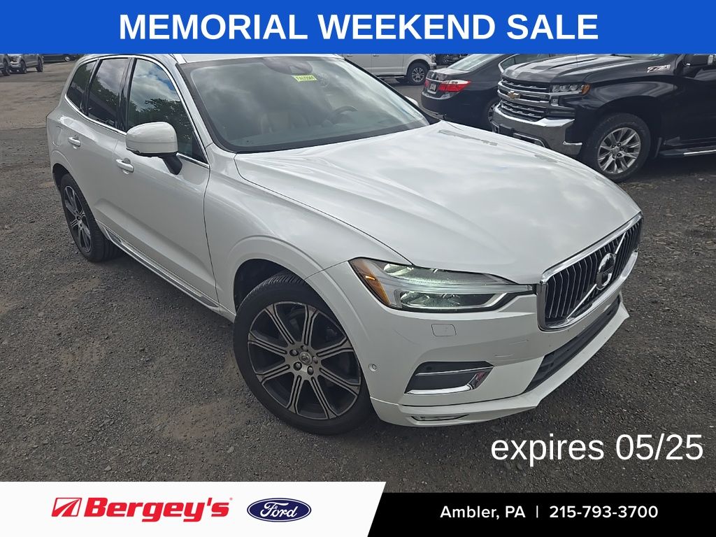 Crystal White 2018 Volvo XC60 T6 Inscription AWD SUV / Crossover All-Wheel Drive Automatic