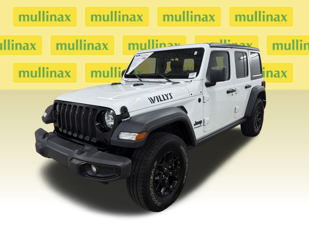 Certified Used 2021 White Jeep Unlimited Willys image 14